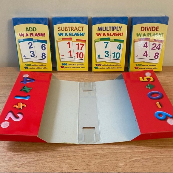 ❤️4 Brain Quest Q&A Decks and Math Flash Cards. Fun learning for kids - Picture 2 of 12